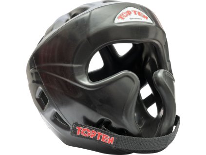 Head Guard “Training” with cheekbone protector - black, size M (Size M, Color Black, Gloves cut Without Label)
