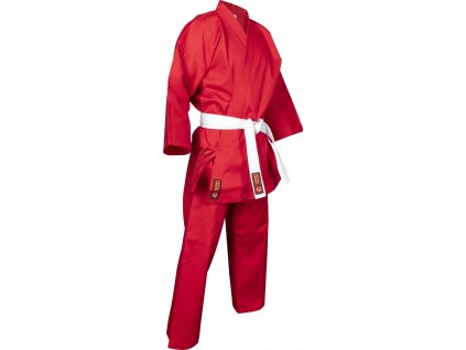 Karate-Gi “Kirin” - red, size 130 cm (Color Red, Size 130 cm)