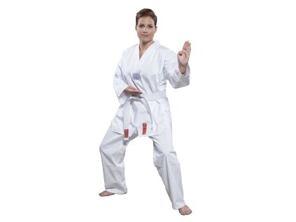 Taekwon-Do Dobok “Taeguk” (with print on the back) - white, size 110 cm (Color White, Size 110 cm)