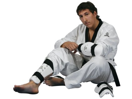 Shin Guard - white, size XL (Size XL, Color White)