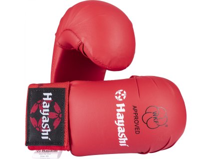 Karate fist protector “TSUKI” (WKF approved) - red, size S (Size S, Color Red)