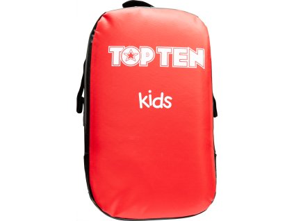 top ten kicking shield straight kids black red 13650