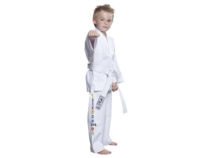 Taekwon-Do Dobok “ITF KIDS” - white, size 100 cm (Color White, Size 100 cm)