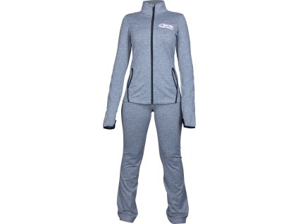 Tracksuit “Athlete” for women - size S = 160 cm, gray (Size S, 160 cm, Color Gray, Gloves cut Without Label)