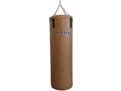 Punching bag, Heavy Bag “TOP TEN” (filled) - vintagebrown, size 120 cm (Color Vintagebrown, Size 120 cm)