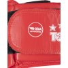 Head Guard made of genuine leather - red, size XL, incl. IBA label (Size XL, Color Red, Gloves cut Without Label)