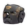 Headguard “Nong Han” - black-yellow, size S-M (Size S-M, Color Black - Gold, Gloves cut Without Label)