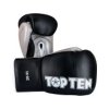 Boxing Gloves “Profi” - 8 oz, red-silver (Color Red - Silver, Gloves weight 8 oz, Gloves cut Without Label)