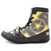 Boxing Boots “New Generation” - black-gold, size 36 (Color Black - Gold, Gloves cut Without Label)