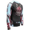 Rash Guard “Samurai” (Farba Lightblue - Black, Veľ. L)