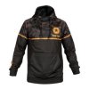 Hoodie “Black Force” Camouflage - black, size XS (Size XS, Color Black, Gloves cut Without Label)