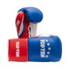 Boxing Gloves “Profi Tricolor” - 8 oz, red-blue (Color Red - Blue, Gloves weight 8 oz, Gloves cut Without Label)