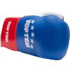Boxing Gloves “Profi Tricolor” - 8 oz, red-blue (Color Red - Blue, Gloves weight 8 oz, Gloves cut Without Label)