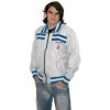 Jacket “Sports Fan” - white-blue, size XL (Size XL, Color White - Blue)