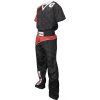 Kickboxing uniform “Bow” (Farba White - Blue - Black, Veľ. 130)