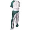 Kickboxing uniform “Bow” (Farba White - Blue - Black, Veľ. 130)