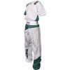 Kickboxing uniform “Bow” (Farba White - Blue - Black, Veľ. 130)