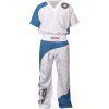Kickboxing uniform “Bow” (Farba White - Blue - Black, Veľ. 130)