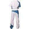 Kickboxing uniform “Bow” (Farba White - Blue - Black, Veľ. 130)