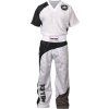 Kickboxing uniform “Bow” (Farba White - Blue - Black, Veľ. 130)