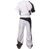 Kickboxing uniform “Bow” (Farba White - Blue - Black, Veľ. 130)