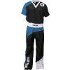 Kickboxing uniform “Bow” (Farba White - Blue - Black, Veľ. 130)