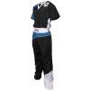 Kickboxing uniform “Bow” (Farba White - Blue - Black, Veľ. 130)