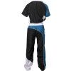 Kickboxing uniform “Bow” (Farba White - Blue - Black, Veľ. 130)