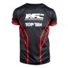 T-Shirt “NFC” - black-blue, size S (Size S, Color Black - Blue)