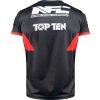 T-Shirt “NFC” - black-blue, size S (Size S, Color Black - Blue)