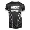 T-Shirt “NFC” - black-blue, size S (Size S, Color Black - Blue)