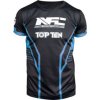 T-Shirt “NFC” - black-blue, size S (Size S, Color Black - Blue)