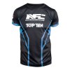 T-Shirt “NFC” - black-blue, size S (Size S, Color Black - Blue)