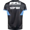 T-Shirt “NFC” - black-blue, size S (Size S, Color Black - Blue)