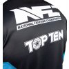 T-Shirt “NFC” - black-blue, size S (Size S, Color Black - Blue)