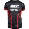 T-Shirt “NFC” - black-blue, size S (Size S, Color Black - Blue)