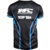 T-Shirt “NFC” - black-blue, size S (Size S, Color Black - Blue)