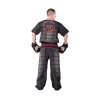 Kickboxing uniform “Snake” - size XL = 190 cm, black-silver (Size XL, 190 cm, Color Black - Silver)