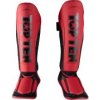 Shin- and Instep Guard “Dragon” - red-black, size XS (Size XS, Color Red - Black, Gloves cut Without Label)