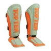 Shin- and Instep Guard “Dragon” - red-black, size XS (Size XS, Color Red - Black, Gloves cut Without Label)