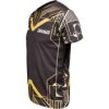 T-Shirt „BRAVE“ - black-gold, size XS (Size XS, Color Black - Gold, Gloves cut Without Label)