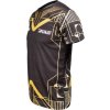 T-Shirt „BRAVE“ - black-gold, size XS (Size XS, Color Black - Gold, Gloves cut Without Label)