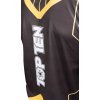 T-Shirt „BRAVE“ - black-gold, size XS (Size XS, Color Black - Gold, Gloves cut Without Label)
