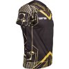 T-Shirt „BRAVE“ - black-gold, size XS (Size XS, Color Black - Gold, Gloves cut Without Label)
