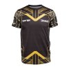 T-Shirt „BRAVE“ - black-gold, size XS (Size XS, Color Black - Gold, Gloves cut Without Label)