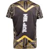 T-Shirt „BRAVE“ - black-gold, size XS (Size XS, Color Black - Gold, Gloves cut Without Label)
