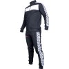 Tracksuit “PRISM” - black-white, size 128 = 128 cm (Size 128, 128 cm, Color Black - White, Gloves cut Without Label)