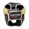 Head Guard “Heritage” with chin and cheekbone protection - vintagebrown, size L-XL (Size L-XL, Color Vintagebrown)