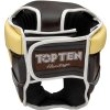 Head Guard “Heritage” with chin and cheekbone protection - vintagebrown, size L-XL (Size L-XL, Color Vintagebrown)