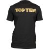T-shirt “Athlete” - black-gold, size S (Size S, Color Black - Gold)